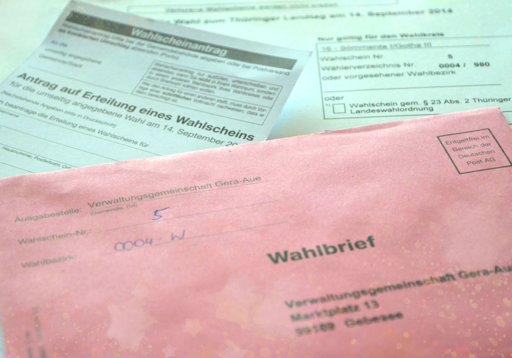 Briefwahlunterlagen