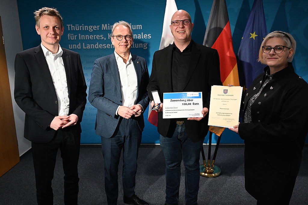 Retter erhält Auszeichnung