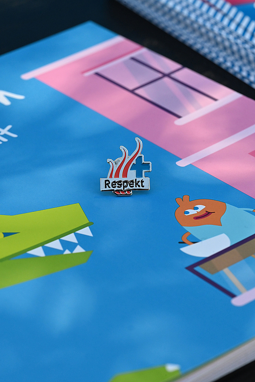 Der Respekt-den-Rettern-Pin