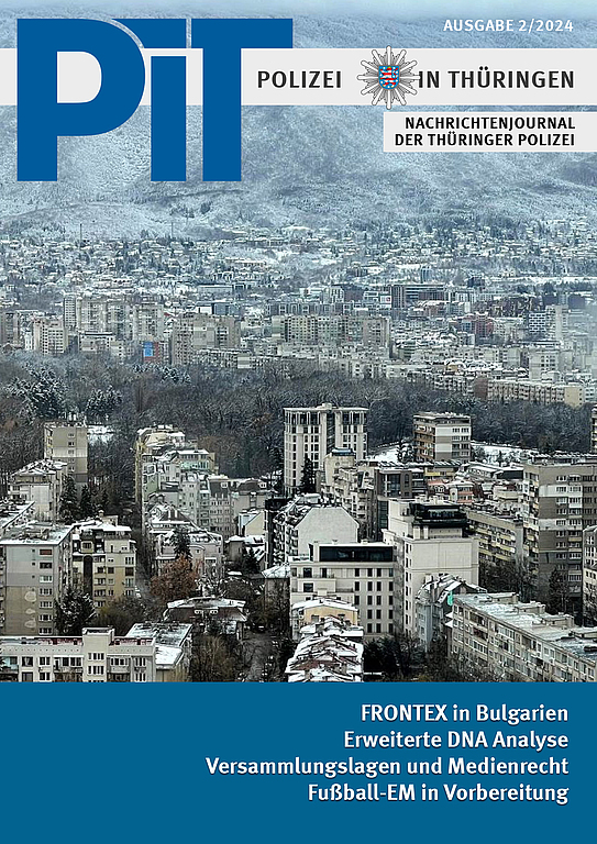 Luftbildaufnahme vom Grenzort in Bulgarien