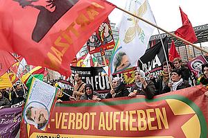 Protest zur Freilassung Öcalans, Deutschland, Januar 2016