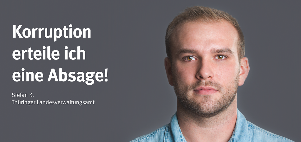 Plakat Antikorruptionskampagne